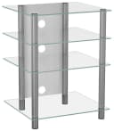 VCM Phonotisch Aluminium Glas Klarglas Silber Bild 4