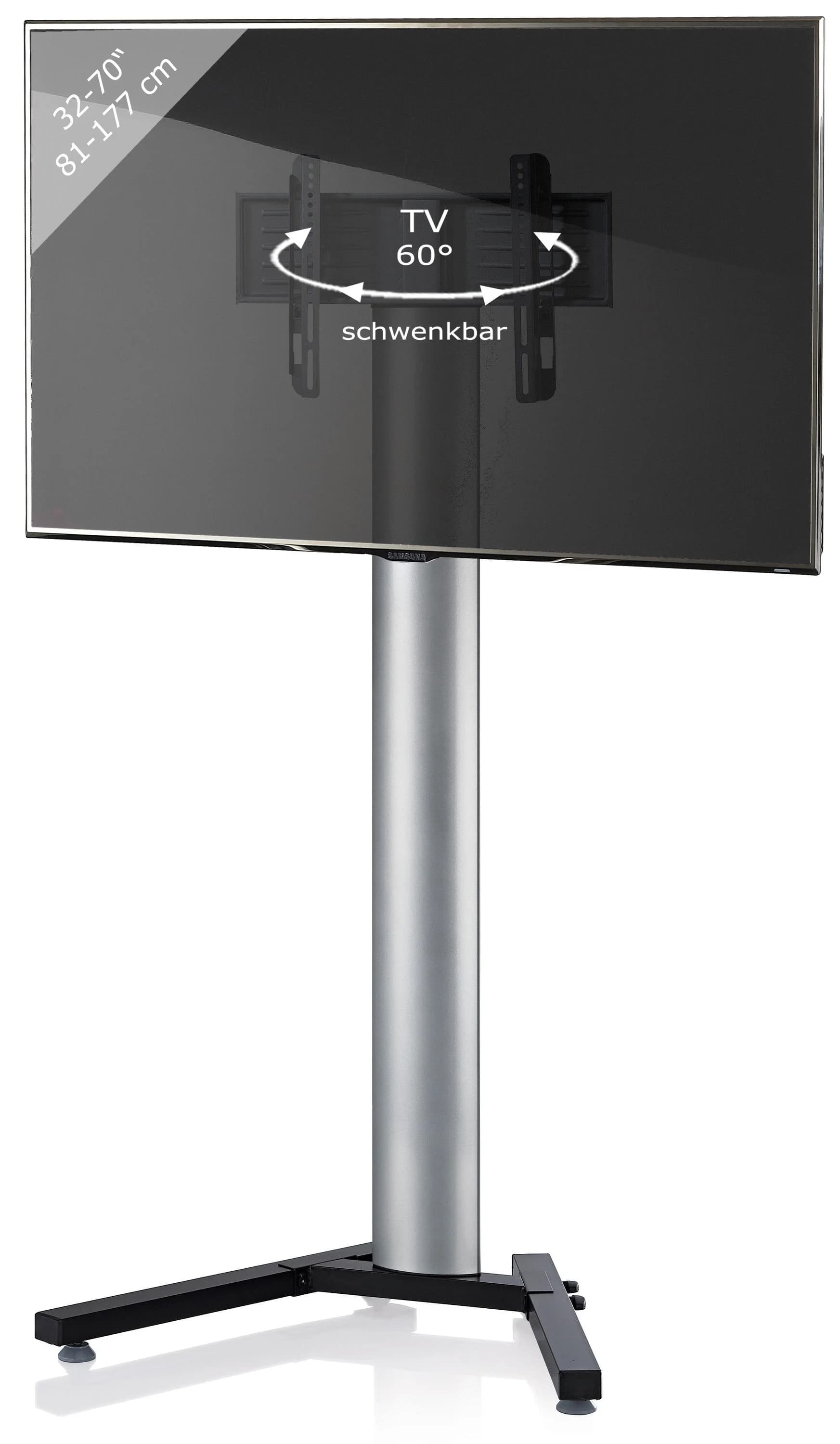 VCM TV Standfuß 26-70 Zoll bis 30 kg VESA bis max. 600x400 - Bild 2