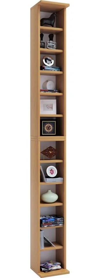 VCM Holzregal Bigol Standregal Buche für CDs und DVDs - Bild 3
