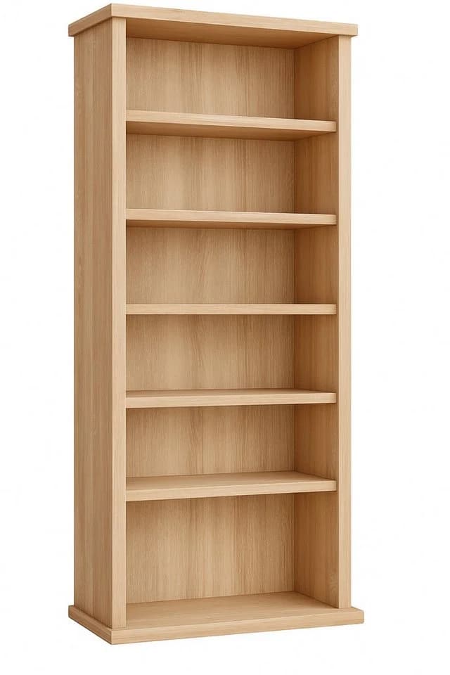 VCM CD Regal Vostan Braun Holzstruktur 5 Böden - Bild 2