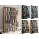 VCM CD Regal Roma mit Glastüren Braun Bild 1