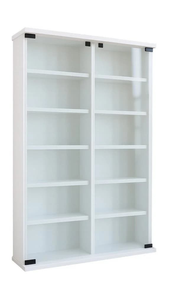 VCM CD Regal Roma Weiß mit Glastüren - Bild 2