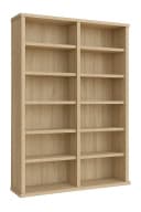 VCM Ronul CD DVD Regal Braun Holzstruktur 10 Böden Bild 2