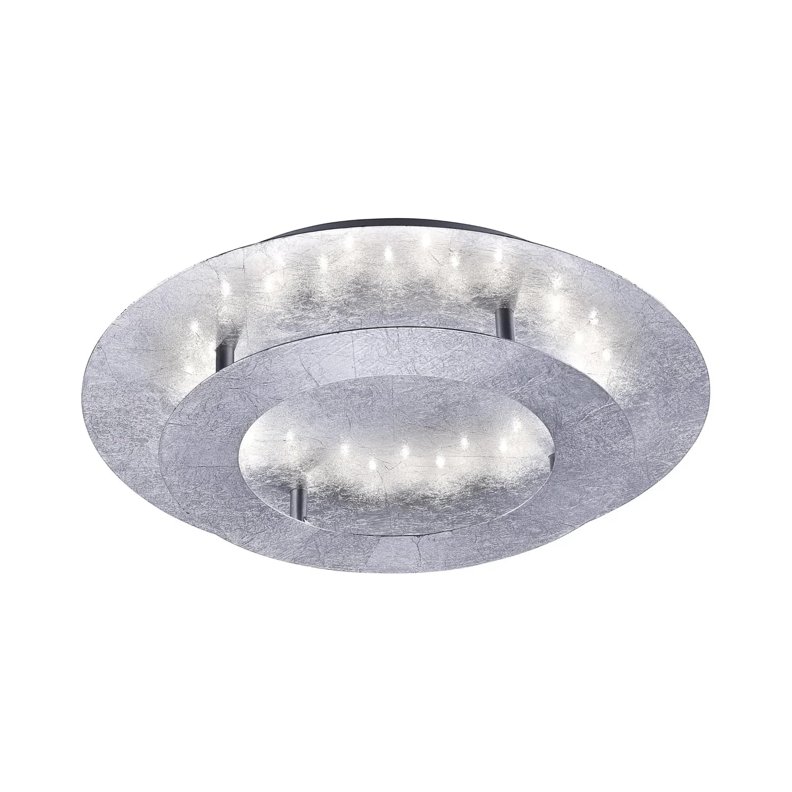 Paul Neuhaus Deckenleuchte NEVIS LED Silber Rund 40 cm