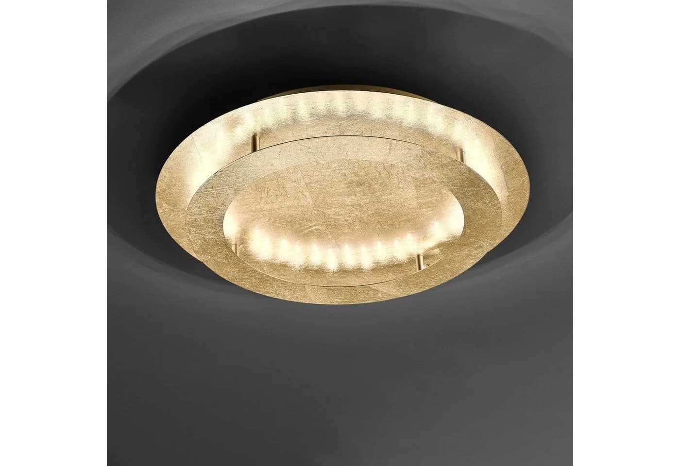 Paul Neuhaus Deckenleuchte NEVIS LED Warmweiß Gold