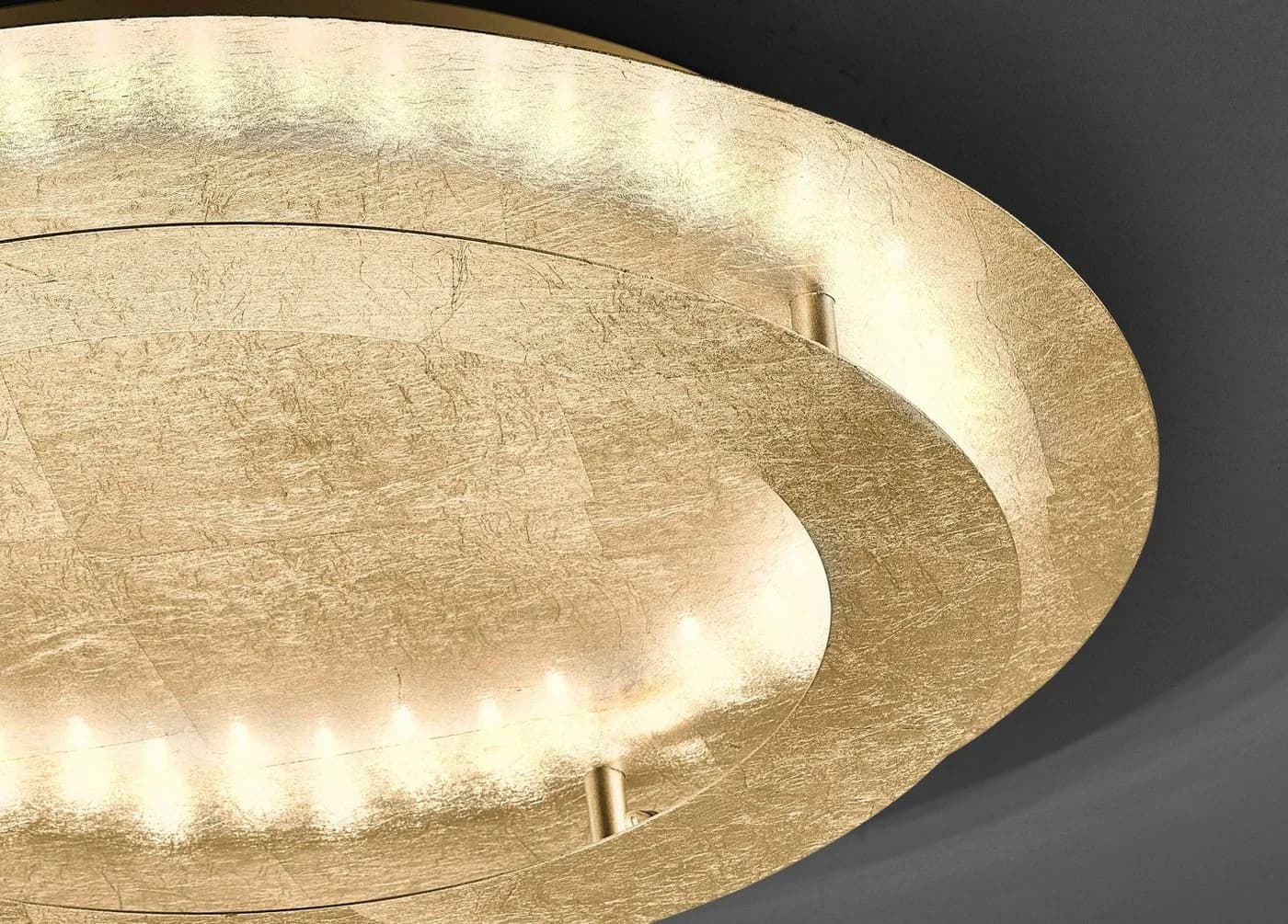 Paul Neuhaus Deckenleuchte NEVIS LED Warmweiß Gold - Bild 3