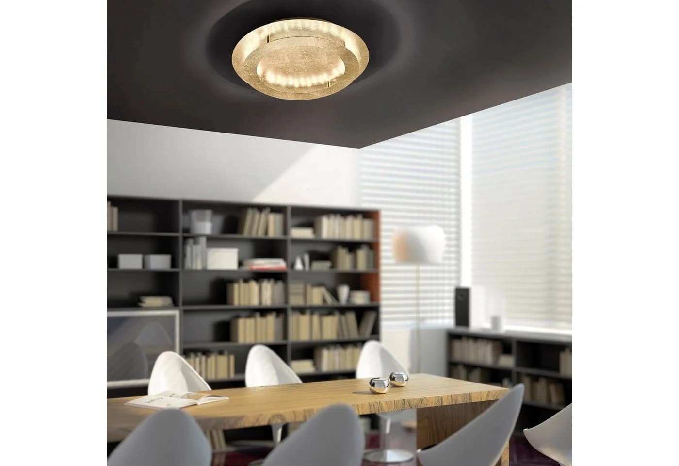 Paul Neuhaus Deckenleuchte NEVIS LED Warmweiß Gold - Bild 4