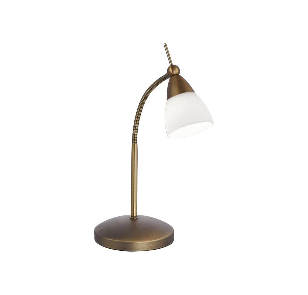Paul Neuhaus LED Tischleuchte PINO Weiss Gold Flexarm Touchdimmer - Bild 2