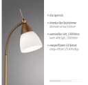 Paul Neuhaus LED Tischleuchte PINO Weiss Gold Flexarm Touchdimmer Bild 3