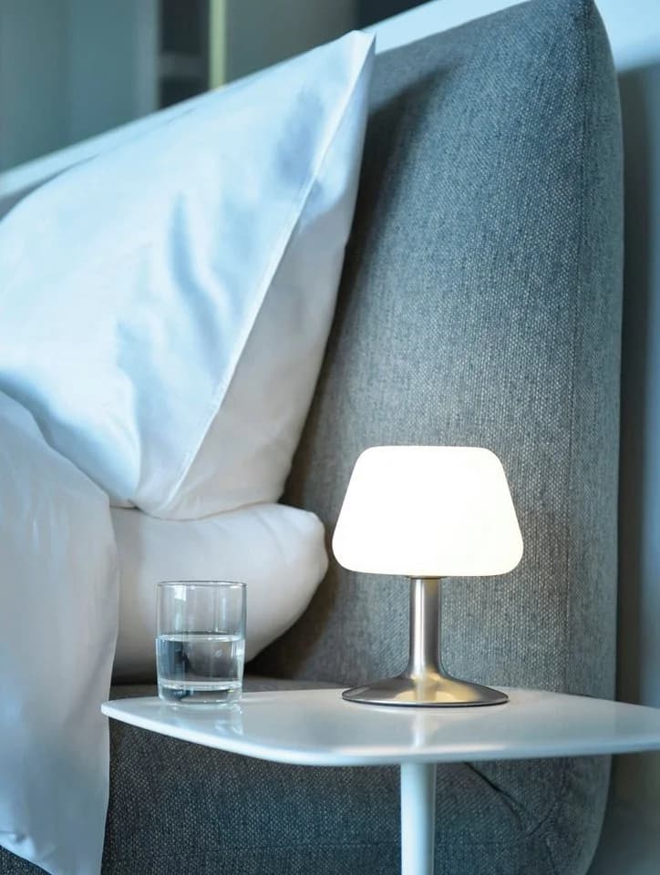PAUL NEUHAUS LED Tischleuchte Till Grau Touchdimmer