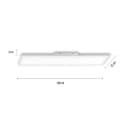 JUST LIGHT LED Deckenleuchte "Flat" 24 W CCT Farbwechsel Dimmbar Bild 3