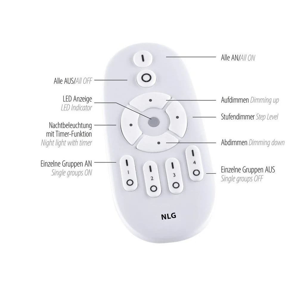 JUST LIGHT LED Deckenleuchte "Flat" 24 W CCT Farbwechsel Dimmbar - Bild 4