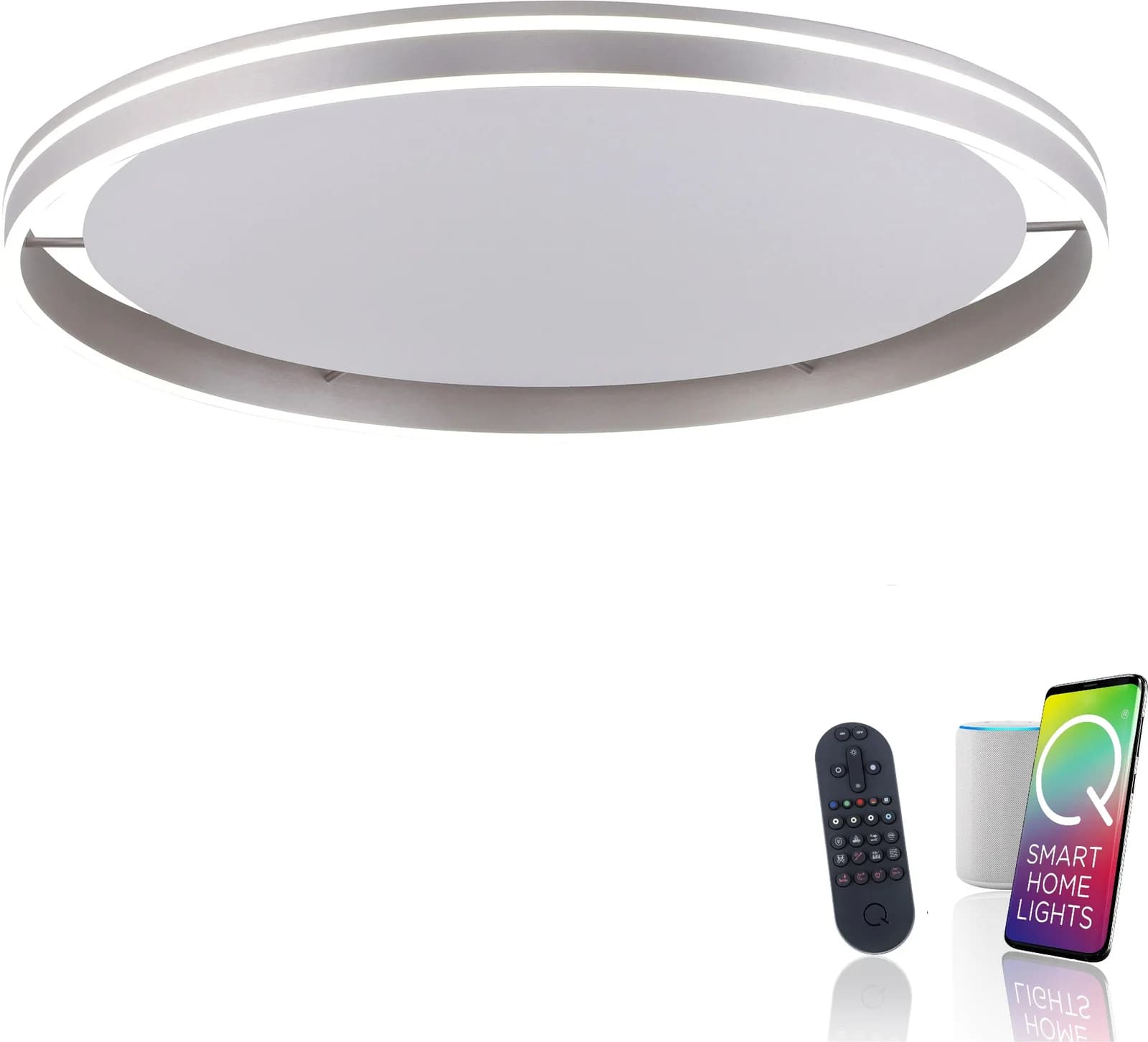Paul Neuhaus Q-VITO LED-Deckenlampe 79cm Stahl