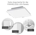 Paul Neuhaus LED Deckenleuchte FRAMELESS Weiß CCT Dimmbar Fernbedienung Bild 2