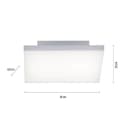Paul Neuhaus LED Deckenleuchte FRAMELESS Weiß CCT Dimmbar Fernbedienung Bild 4