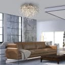 PAUL NEUHAUS ICICLE Kronleuchter Grau Silber 9-fach G9 Bild 1