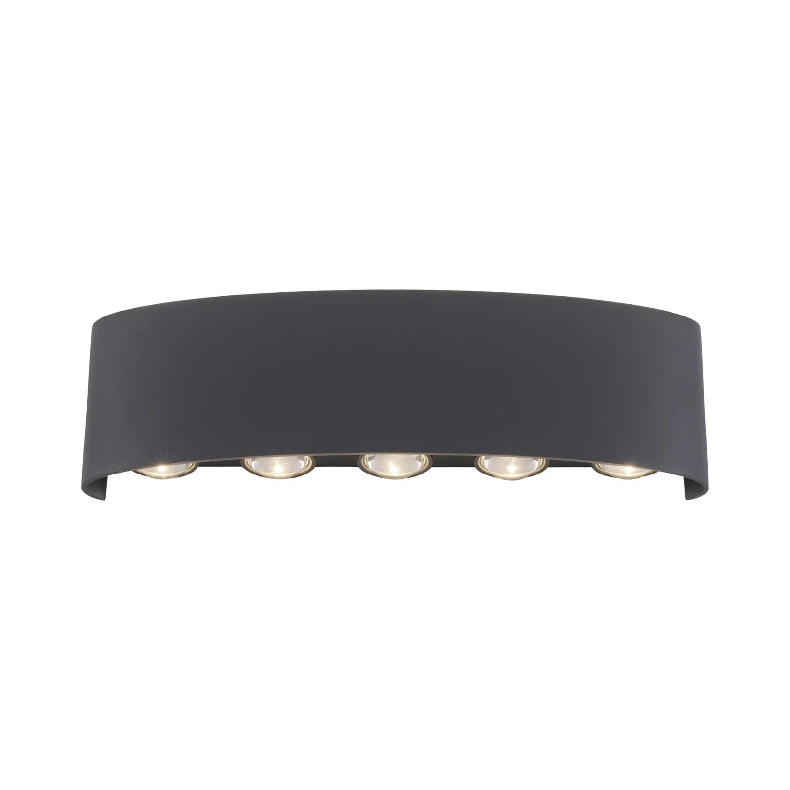Paul Neuhaus LED-Außenwandleuchte Carlo, 27 cm, Anthrazit