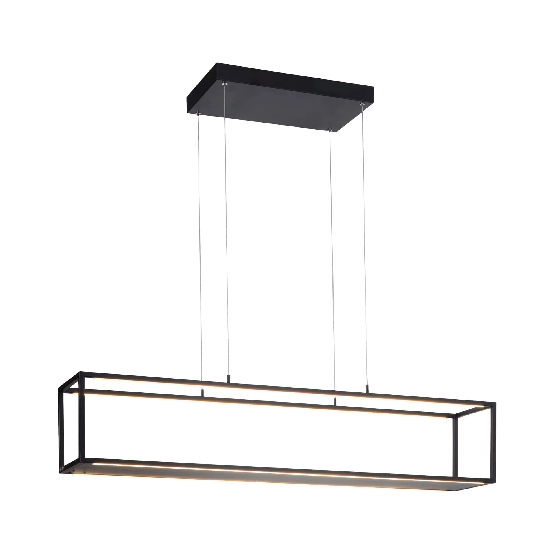 PAUL NEUHAUS Pendelleuchte CONTURA Schwarz LED Dimmbar