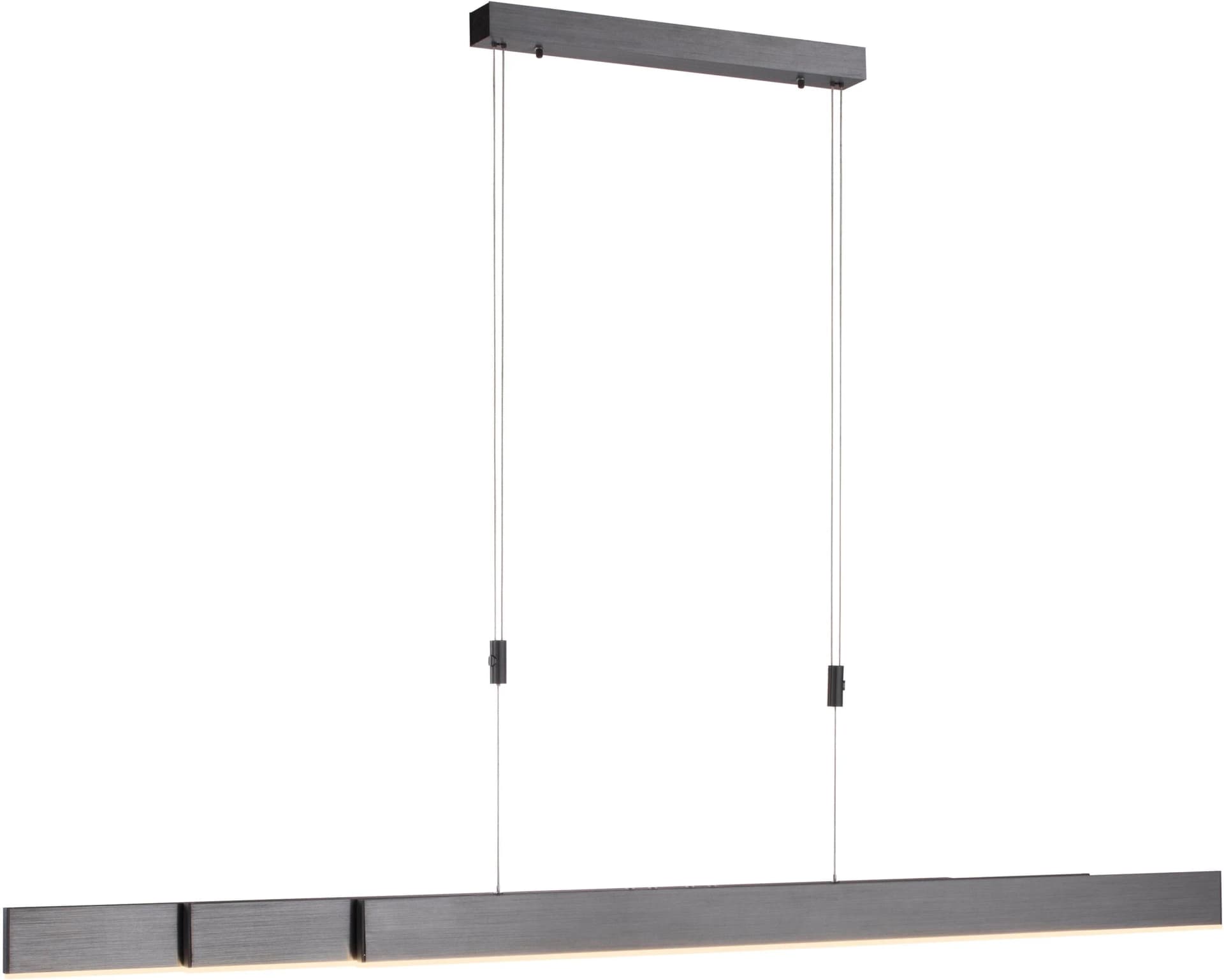 PURE LED-Hängeleuchte Moto, platin, dimmbar, CCT