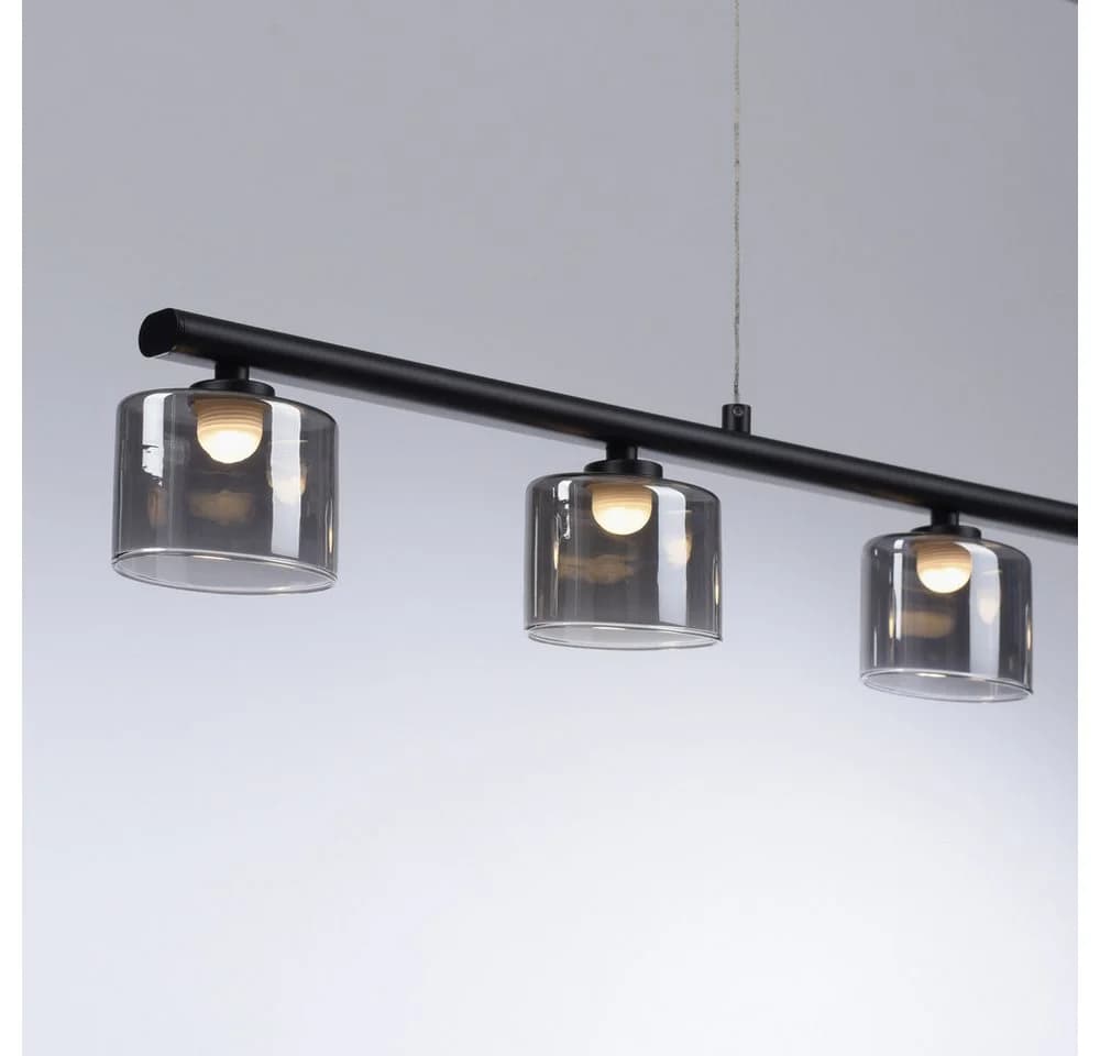 Paul Neuhaus LED Pendelleuchte HYDRA Schwarz Höhenverstellbar - Bild 4
