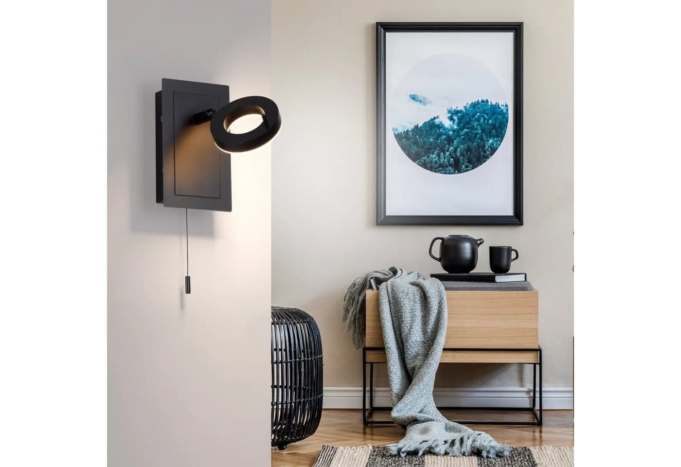 PAUL NEUHAUS Wandleuchte SILEDA LED Anthrazit IP44