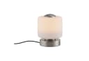 Paul Neuhaus LED-Tischlampe Bota, stahlfarben, Glas, dimmbar Bild 2