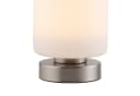 Paul Neuhaus LED-Tischlampe Bota, stahlfarben, Glas, dimmbar Bild 3
