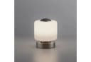 Paul Neuhaus LED-Tischlampe Bota, stahlfarben, Glas, dimmbar Bild 4