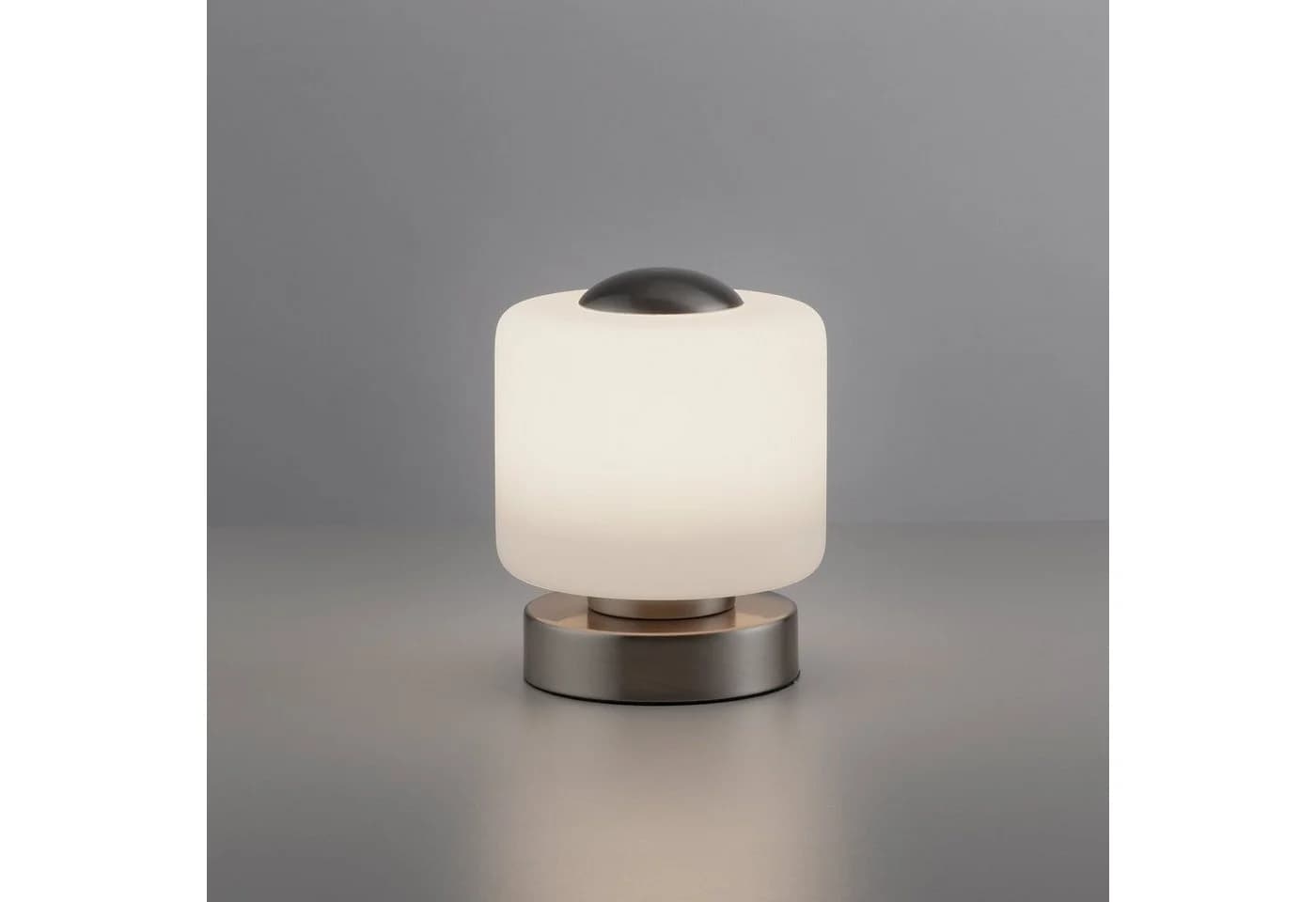 Paul Neuhaus LED-Tischlampe Bota, stahlfarben, Glas, dimmbar - Bild 4