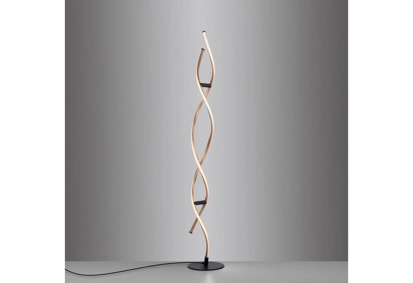 Paul Neuhaus Stehlampe POLINA Schwarz LED Dimmbar Modern