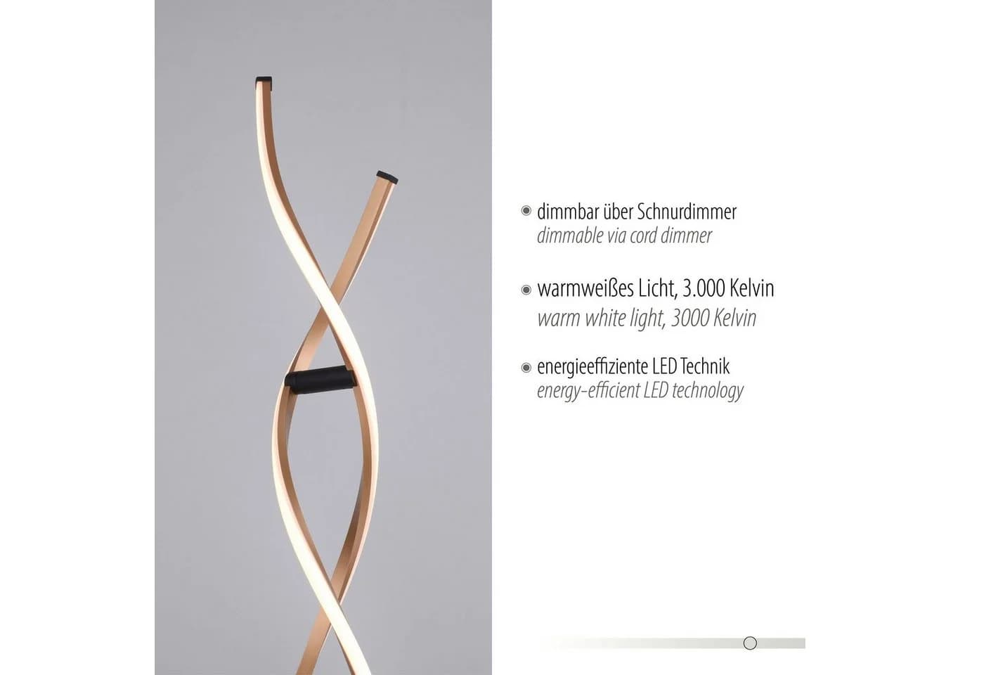 Paul Neuhaus Stehlampe POLINA Schwarz LED Dimmbar Modern - Bild 5
