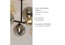 PAUL NEUHAUS Deckenleuchte POPSICLE Schwarz 10x LED Glas Bild 3