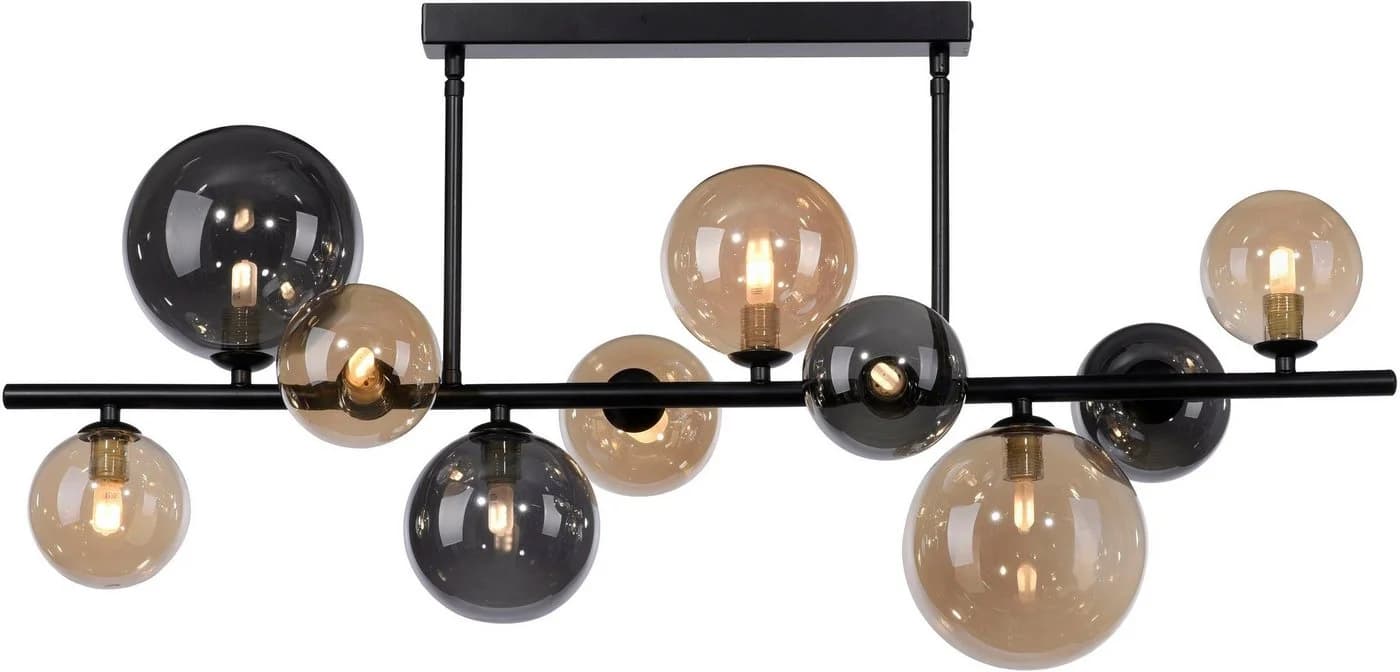 PAUL NEUHAUS Deckenleuchte POPSICLE Schwarz 10x LED Glas - Bild 5