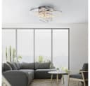 Paul Neuhaus LED Deckenleuchte Kristall dimmbar warmweiß 32 W Bild 1