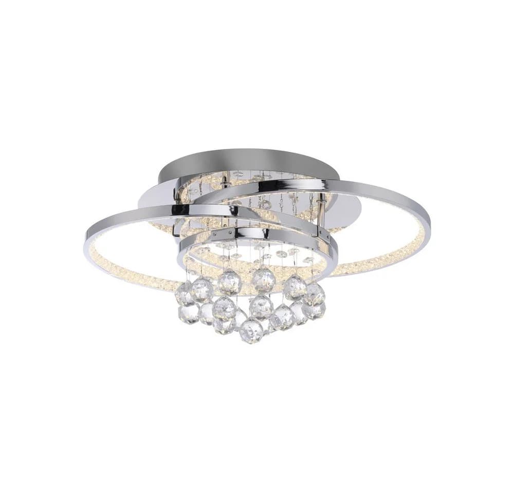 Paul Neuhaus LED Deckenleuchte Kristall dimmbar warmweiß 32 W - Bild 2