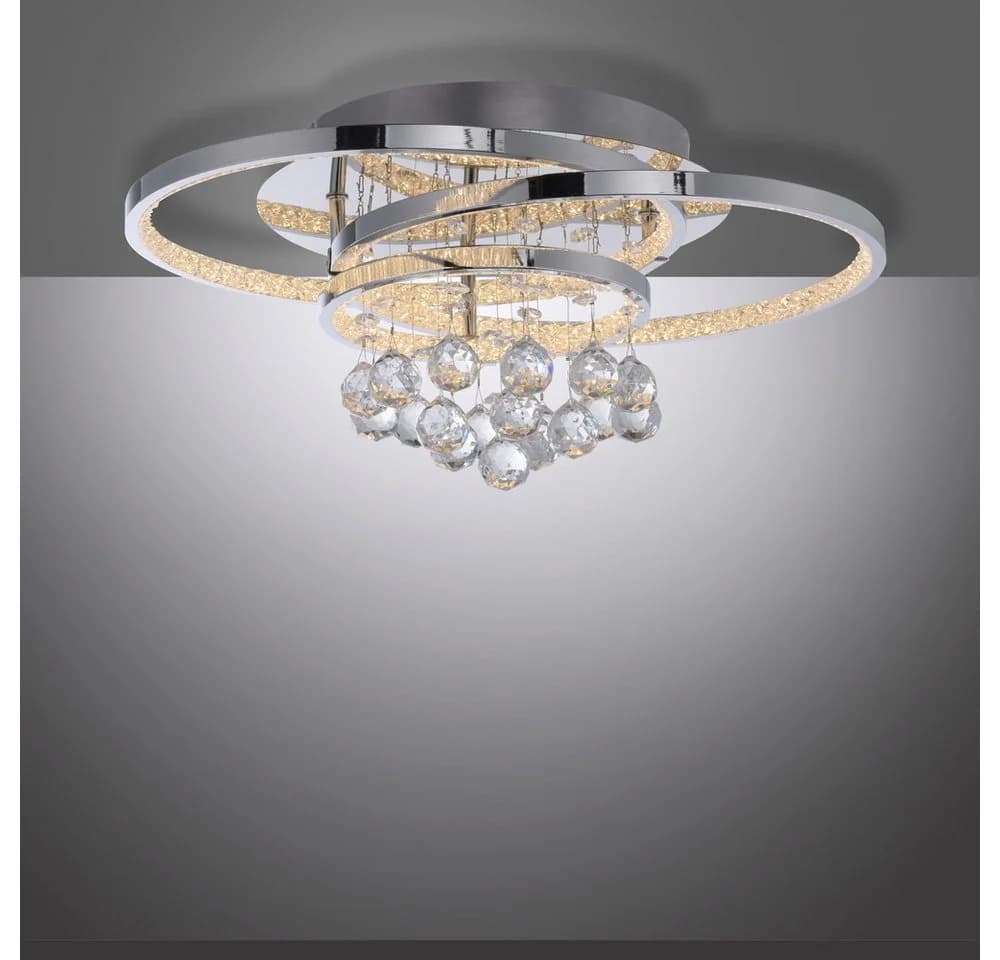 Paul Neuhaus LED Deckenleuchte Kristall dimmbar warmweiß 32 W - Bild 3