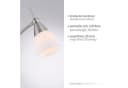 PAUL NEUHAUS Stehlampe PINO Grau LED mit Touch-Dimmer Bild 4