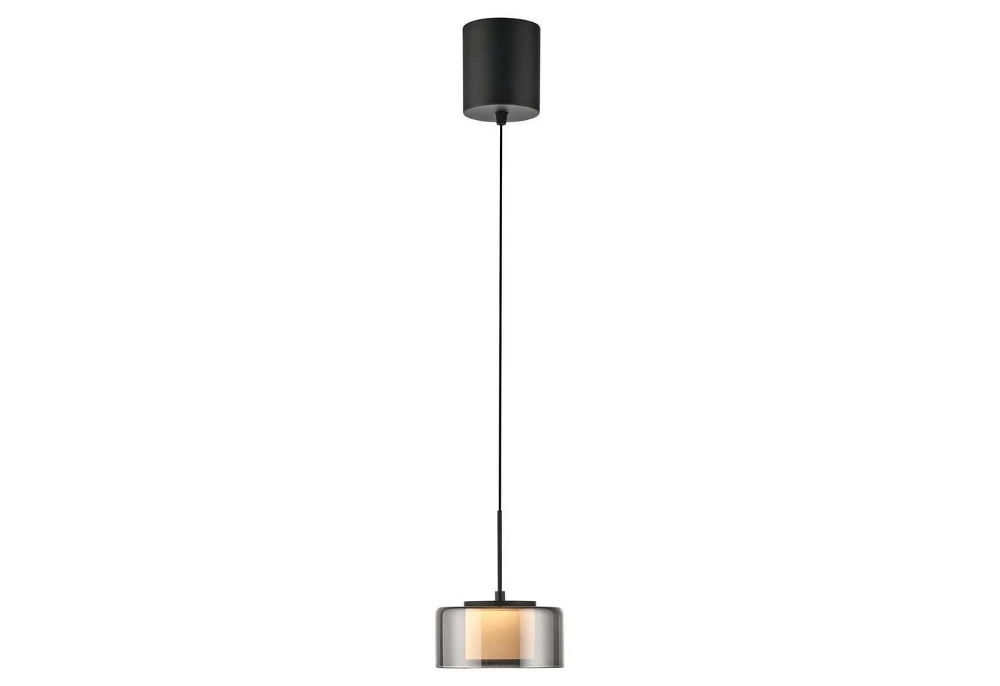 Paul Neuhaus LED Pendelleuchte RIKA Schwarz Grau Glas Metall - Bild 2
