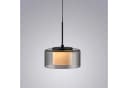 Paul Neuhaus LED Pendelleuchte RIKA Schwarz Grau Glas Metall Bild 5