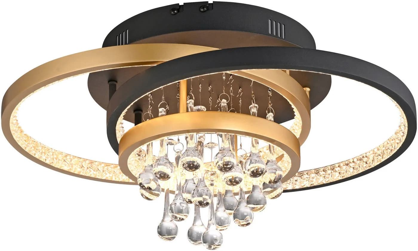 PAUL NEUHAUS Deckenleuchte ROTAZO Schwarz Messing LED dimmbar Switchmo - Bild 2