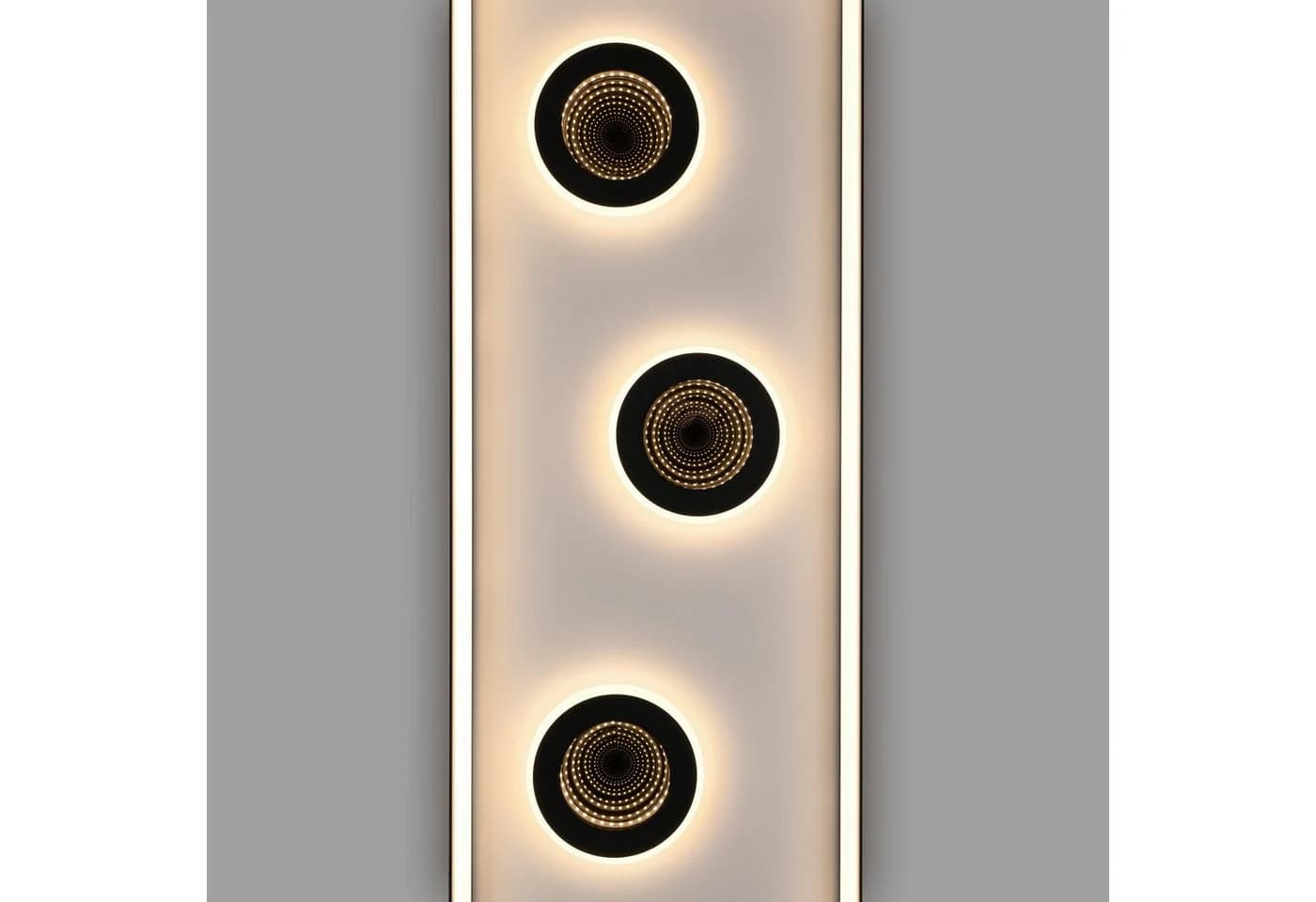 Moderne Deckenleuchte in Schwarz mit LED und Spiegel - Bild 3