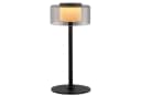 Paul Neuhaus LED Tischleuchte RIKA Schwarz Glas Dimmfunktion Bild 2