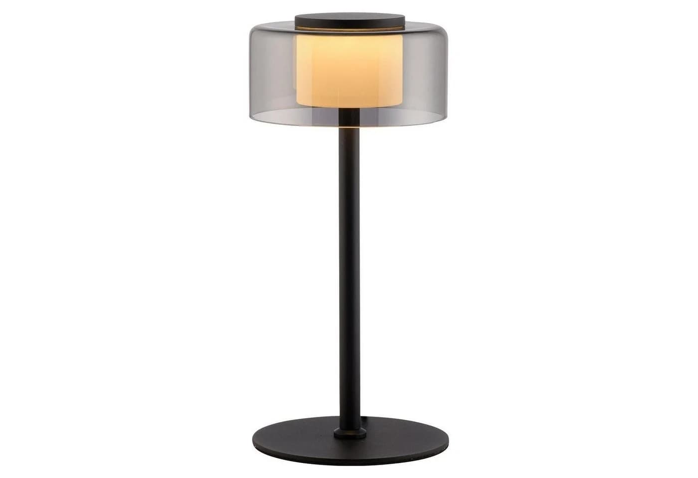 Paul Neuhaus LED Tischleuchte RIKA Schwarz Glas Dimmfunktion - Bild 2