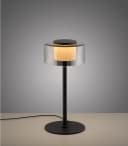 Paul Neuhaus LED Tischleuchte RIKA Schwarz Glas Dimmfunktion Bild 3