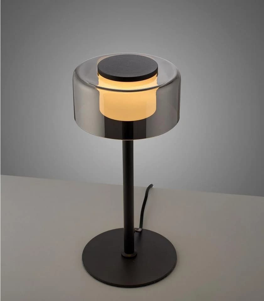 Paul Neuhaus LED Tischleuchte RIKA Schwarz Glas Dimmfunktion - Bild 4