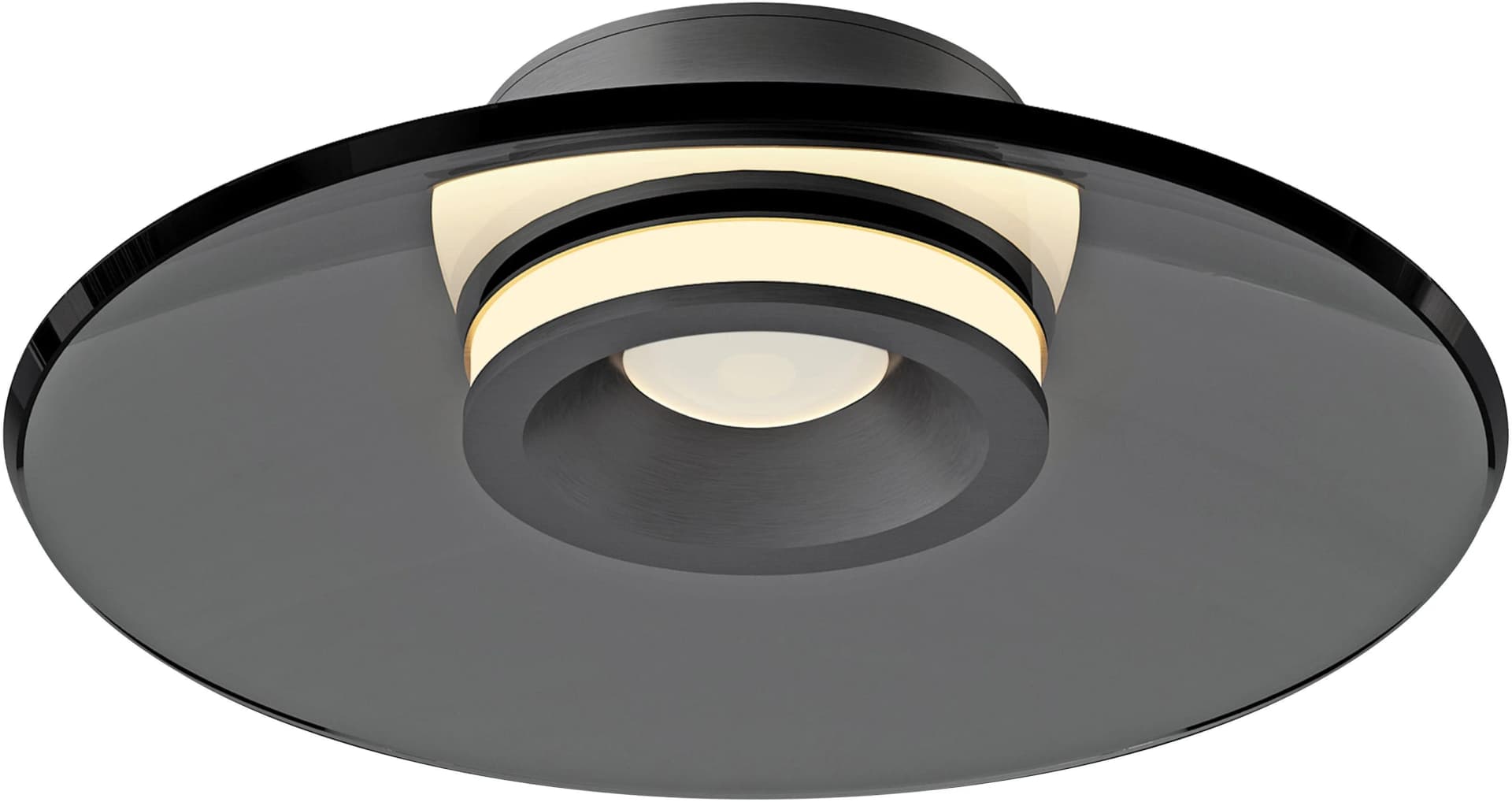 NEUHAUS PURE Moon LED Deckenleuchte platinfarben rund