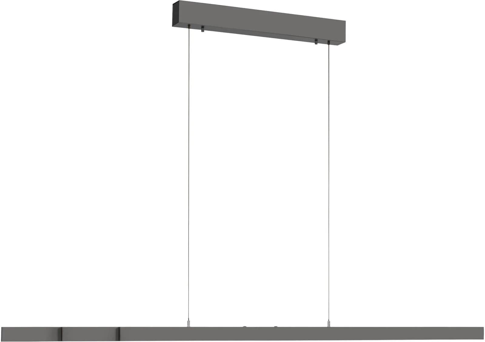 Paul Neuhaus LED-Hängelampe Adriana Comfort Lift, grau, Touchdimmer