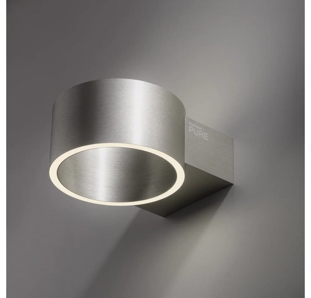 Paul Neuhaus Wandleuchte PURE Clipse LED Akku dimmbar silber - Bild 5