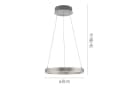 Paul Neuhaus LED Pendelleuchte ANILLO 2-flammig Grau Aluminium Stahl Bild 3