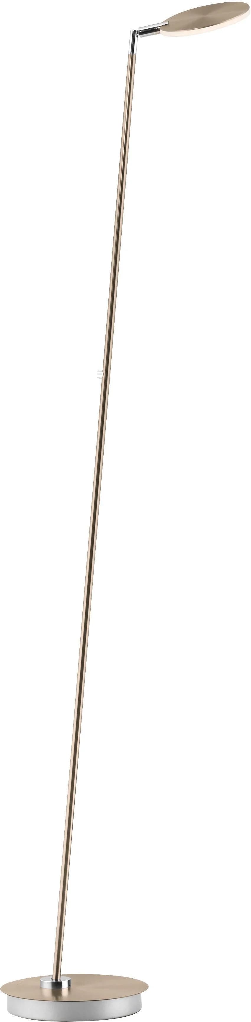 Paul Neuhaus LED-Stehleuchte Akku-Bente Messing CCT USB-C